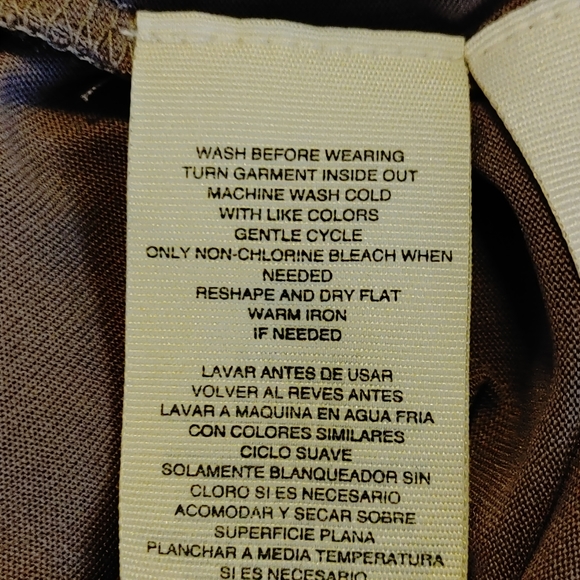 RACHEL RACHEL ROY DRAPED BACK TENCEL DRESS, KHAKI S - Picture 8 of 9